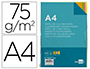 PAPEL COLOR LIDERPAPEL A4 75GR NEON 4 COLORES SURTIDOS PAQUETE DE 500 HOJAS