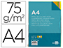 PAPEL COLOR LIDERPAPEL A4 75GR NEON 4 COLORES SURTIDOS PAQUETE DE 100 HOJAS