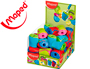 SACAPUNTAS MAPED PLASTICO BOOGY 1 USO CON DEPOSITO COLORES SURTIDOS