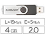 MEMORIA USB Q-CONNECT FLASH 4 GB 2.0