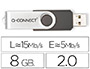 MEMORIA USB Q-CONNECT FLASH 8 GB 2.0