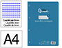 RECAMBIO LIDERPAPEL A4 PAUTAGUIA 100 HOJAS 75 G CUADRICULADO PAUTADO 3MM CON MARGEN 4 TALADROS