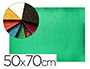 GOMA EVA CON PURPURINA BIODEGRADABLE LIDERPAPEL 50X70CM 60G/M2 ESPESOR 2 MM VERDE