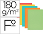 SUBCARPETA CARTULINA GIO FOLIO COLORES SURTIDOS 180 180 GR/M2 PAQUETE DE 50 UNIDADES