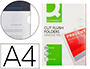 CARPETA DOSSIER UERO PLASTICO Q-CONNECT DIN A4 120 MICRAS TRANSPARENTE CAJA DE 100 UNIDADES