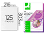 BOLSA DE PLASTIFICAR Q-CONNECT 303 X 216 MM 125 MC DIN A4 MATE SIN REFLEJOS CAJA DE 100 UNIDADES