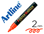ROTULADOR ARTLINE POSTER MARKER EPP-4-NAR FLU PUNTA REDONDA 2 MM COLOR NARANJA FLUOR