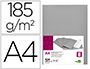 SUBCARPETA LIDERPAPEL A4 GRIS 180G/M2