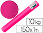PAPEL KRAFT VERJURADO LIDERPAPEL FUCSIA ANCHO 1 MT LONGITUD 150 MT GRAMAJE 65 GR PESO 10 KG