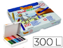 LAPICES CERA JOVI PLASTICOLOR CAJA DE 300 UNIDADES 25 COLORES SURTIDOS