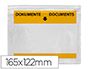SOBRE AUTOADHESIVO Q-CONNECT PORTADOCUMENTOS MULTILINGUE 165X122 MM VENTANA TRANSPARENTE PAQUETE DE 100
