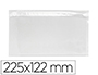 SOBRE AUTOADHESIVO Q-CONNECT PORTADOCUMENTOS 225X122 MM VENTANA TRANSPARENTE PAQUETE DE 100 UNIDADES