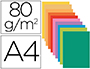 SUBCARPETA PAPEL EXACOMPTA DIN A4 COLORES SURTIDOS 80 GR