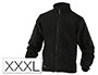 CHAQUETA DELTAPLUS POLAR CON CREMALLERA 2 BOLSILLOS COLOR NEGRO TALLA 3XL