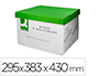 CAJON Q-CONNECT CARTON PARA 4 CAJAS ARCHIVO DEFINITIVO FOLIO MONTAJE AUTOMATICO MEDIDAS INTERIOR 295X383X430MM