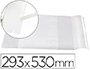 FORRALIBRO LIDERPAPEL N29 CON SOLAPA AJUSTABLE ADHESIVO 293 X 530 MM