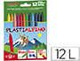 LAPICES CERA ALPINO PLASTI CAJA DE 12 UNIDADES COLORES SURTIDOS