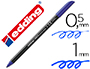 ROTULADOR EDDING PUNTA FIBRA 1200 AZUL N.3 PUNTA REDONDA 0.5 MM
