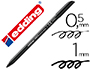 ROTULADOR EDDING PUNTA FIBRA 1200 NEGRO N.1 PUNTA REDONDA 0.5 MM