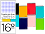 CUADERNO ESPIRAL LIDERPAPEL BOLSILLO DIECISEAVO APAISADO SMART TAPA BLANDA 80H 60GR CUADRO 4MM COLORES SURTIDOS