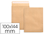SOBRE LIDERPAPEL BOLSA N.1 KRAFT SALARIOS 100X145 MM TIRA SILICONA CAJA DE 1000 UNIDADES