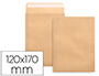 SOBRE LIDERPAPEL BOLSA N.2 KRAFT SALARIOS 120X170 MM TIRA DE SILICONA CAJA DE 1000 UNIDADES