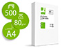 PAPEL COLOR Q-CONNECT DIN A4 80GR AMARILLO INTENSO PAQUETE DE 500 HOJAS